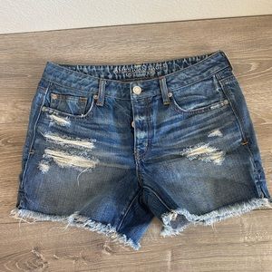 American Eagle Slouchy Bermuda Denim Shorts